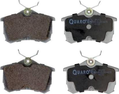 QUARO QP6972 - Brake Pad Set, disc brake autospares.lv