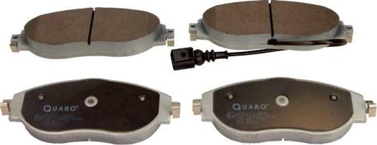 QUARO QP6623 - Brake Pad Set, disc brake autospares.lv