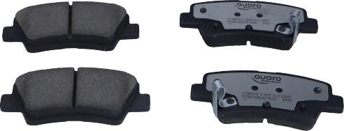 QUARO QP6673C - Brake Pad Set, disc brake autospares.lv