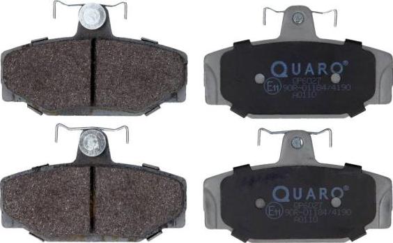 QUARO QP6027 - Brake Pad Set, disc brake autospares.lv