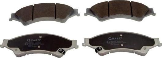 QUARO QP6823 - Brake Pad Set, disc brake autospares.lv