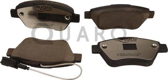 QUARO QP6350C - Brake Pad Set, disc brake autospares.lv
