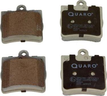 QUARO QP6240 - Brake Pad Set, disc brake autospares.lv