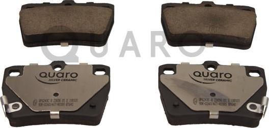 QUARO QP6243C - Brake Pad Set, disc brake autospares.lv