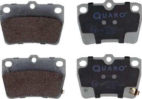 QUARO QP6243 - Brake Pad Set, disc brake autospares.lv