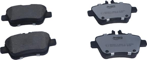 QUARO QP6242C - Brake Pad Set, disc brake autospares.lv