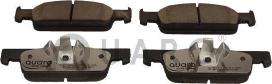 QUARO QP6205C - Brake Pad Set, disc brake autospares.lv