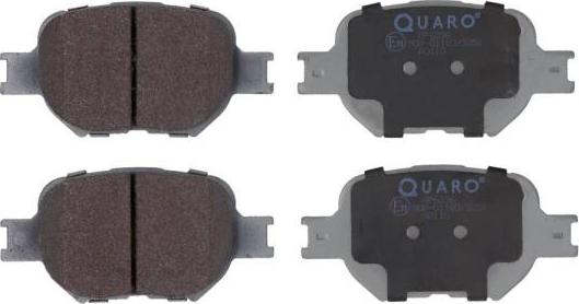 QUARO QP6236 - Brake Pad Set, disc brake autospares.lv