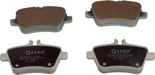 QUARO QP6229 - Brake Pad Set, disc brake autospares.lv