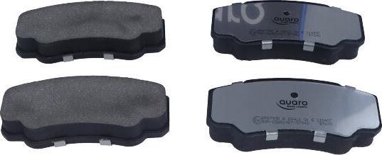 QUARO QP6795C - Brake Pad Set, disc brake autospares.lv