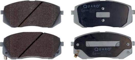 QUARO QP6702 - Brake Pad Set, disc brake autospares.lv