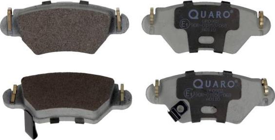 QUARO QP0982 - Brake Pad Set, disc brake autospares.lv