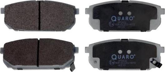 QUARO QP0432 - Brake Pad Set, disc brake autospares.lv