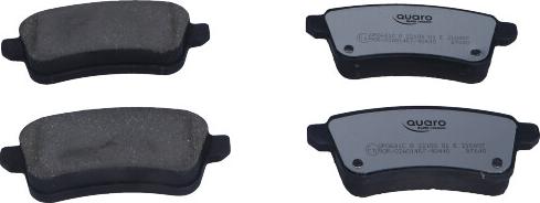 QUARO QP0681C - Brake Pad Set, disc brake autospares.lv