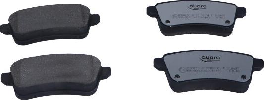 QUARO QP0015C - Brake Pad Set, disc brake autospares.lv