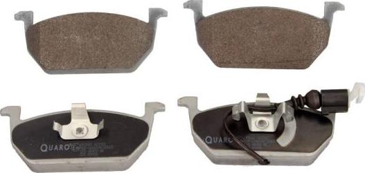 QUARO QP0086 - Brake Pad Set, disc brake autospares.lv