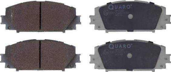 QUARO QP0180 - Brake Pad Set, disc brake autospares.lv