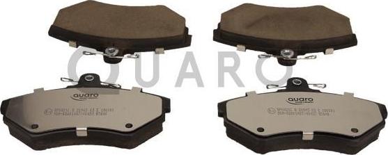 QUARO QP0821C - Brake Pad Set, disc brake autospares.lv