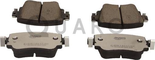QUARO QP0399C - Brake Pad Set, disc brake autospares.lv