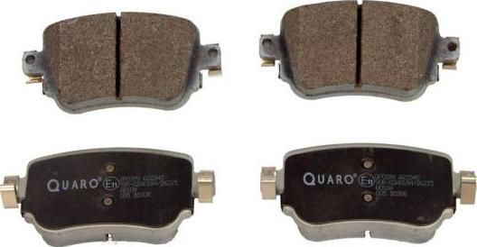 QUARO QP0399 - Brake Pad Set, disc brake autospares.lv