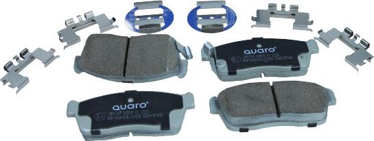 QUARO QP0729 - Brake Pad Set, disc brake autospares.lv