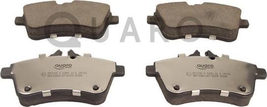 QUARO QP1433C - Brake Pad Set, disc brake autospares.lv