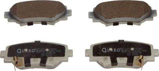 QUARO QP1609 - Brake Pad Set, disc brake autospares.lv