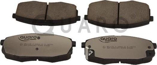 QUARO QP1119C - Brake Pad Set, disc brake autospares.lv