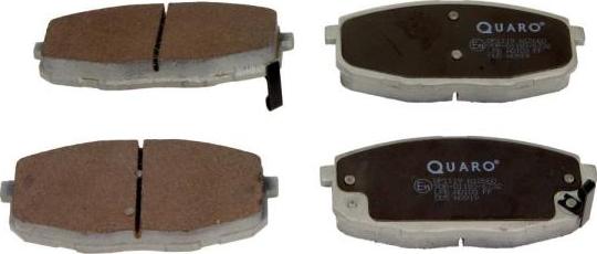 QUARO QP1119 - Brake Pad Set, disc brake autospares.lv