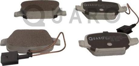 QUARO QP1374 - Brake Pad Set, disc brake autospares.lv