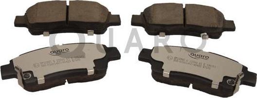 QUARO QP1296C - Brake Pad Set, disc brake autospares.lv