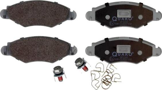 QUARO QP1243 - Brake Pad Set, disc brake autospares.lv