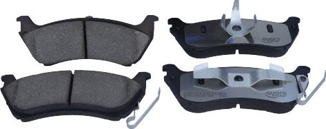 QUARO QP1232C - Brake Pad Set, disc brake autospares.lv