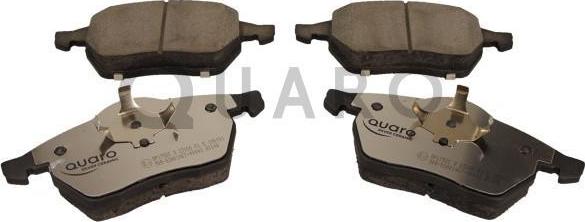 QUARO QP1752C - Brake Pad Set, disc brake autospares.lv