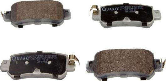 QUARO QP8947 - Brake Pad Set, disc brake autospares.lv