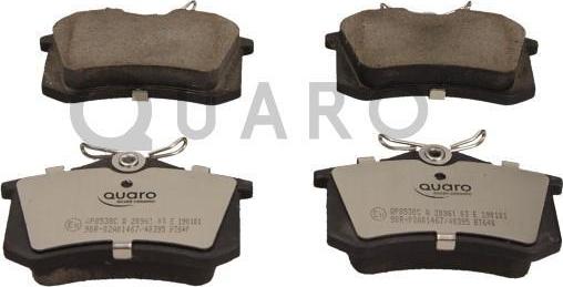 QUARO QP8538C - Brake Pad Set, disc brake autospares.lv