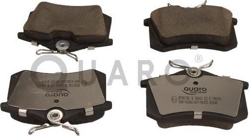 QUARO QP8078C - Brake Pad Set, disc brake autospares.lv
