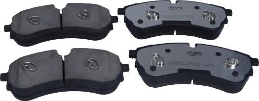 QUARO QP8101C - Brake Pad Set, disc brake autospares.lv