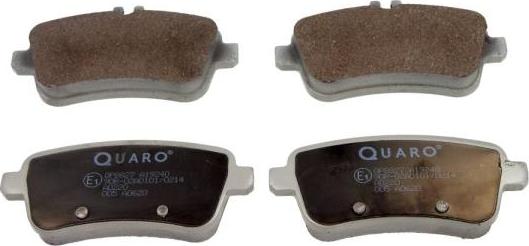 QUARO QP8827 - Brake Pad Set, disc brake autospares.lv