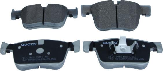 QUARO QP8373 - Brake Pad Set, disc brake autospares.lv