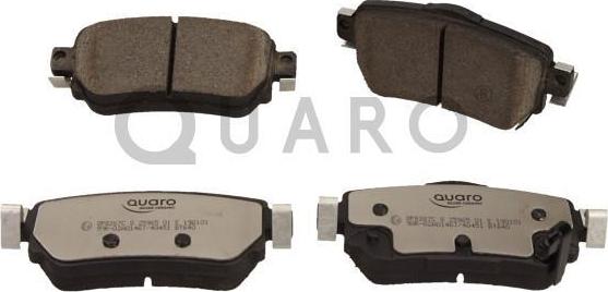 QUARO QP8267C - Brake Pad Set, disc brake autospares.lv