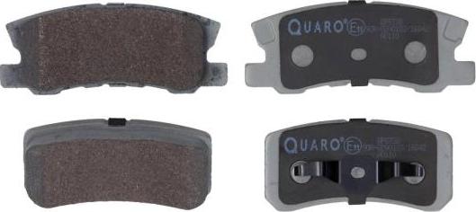 QUARO QP8738 - Brake Pad Set, disc brake autospares.lv