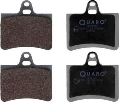 QUARO QP8778 - Brake Pad Set, disc brake autospares.lv