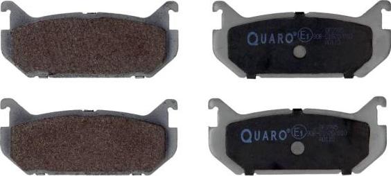 QUARO QP3995 - Brake Pad Set, disc brake autospares.lv