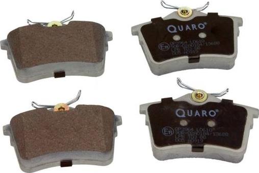 QUARO QP3964 - Brake Pad Set, disc brake autospares.lv