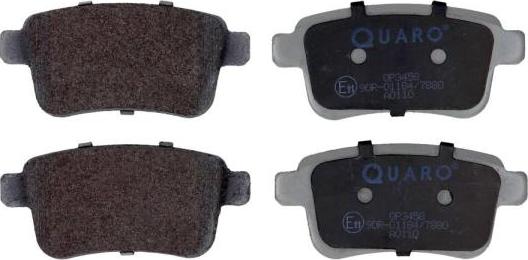 QUARO QP3458 - Brake Pad Set, disc brake autospares.lv