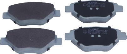 QUARO QP3608 - Brake Pad Set, disc brake autospares.lv