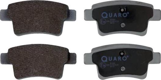 QUARO QP3088 - Brake Pad Set, disc brake autospares.lv