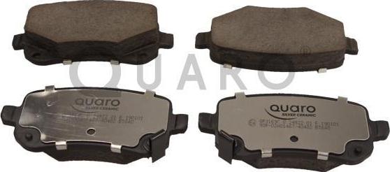 QUARO QP3169C - Brake Pad Set, disc brake autospares.lv