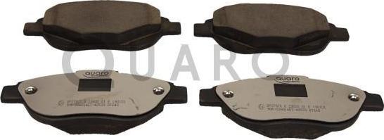 QUARO QP3797C - Brake Pad Set, disc brake autospares.lv